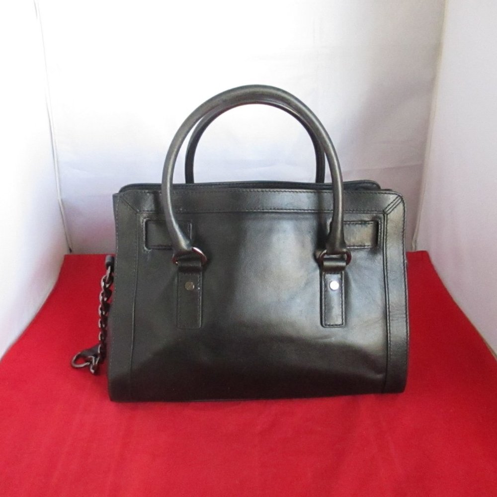 Michael Kors Hamilton Micro Stud E / W Satchel $398 Black #026 - Picture 12 of 15